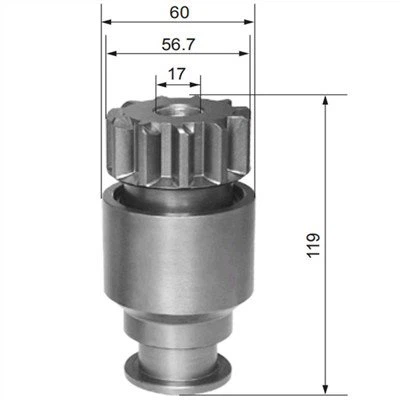 11 Tooth Starter Bendix